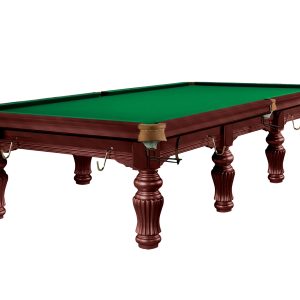 Prince II 12' steelblock snookerpöytä, mahonki