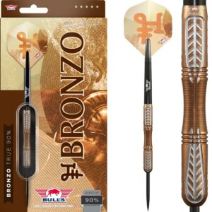 Bull's Bronzo True 90% 23g Steel Tip darts-tikka